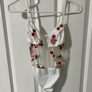 Floral Sheer Bodysuit